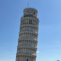 一个人勇闯欧洲行！已到比萨斜塔啦～