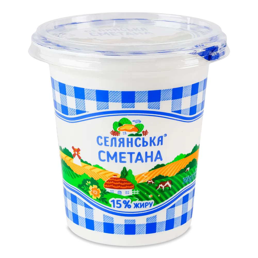 超市冷藏柜里的"СМЕТАНА"——它才是乌克兰版"万能酱"