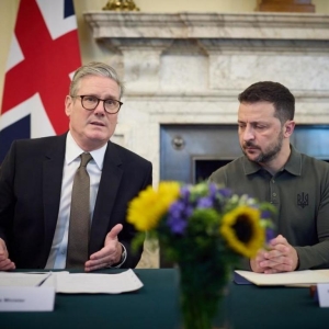 英国《金融时报》报道，在美国施压加剧的背景下，欧洲多国领导人于伦敦表态支持乌克兰——来源：乌克兰独立信息社